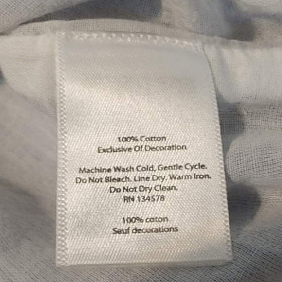 Vineyard Vines Yarn Dye Stripe Embroidered Shift Dress size small - Picture 6 of 8